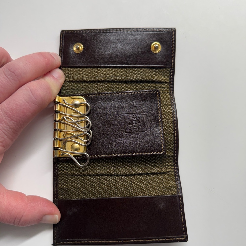 Brown And Black Patterned Wallet - image 3